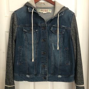 Denim Hoodie Jacket